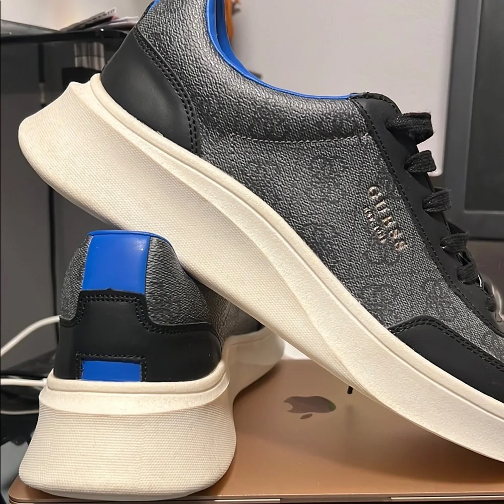 Guess Black and Gray Sneakers with Chunky Sole - Picture 4 of 8